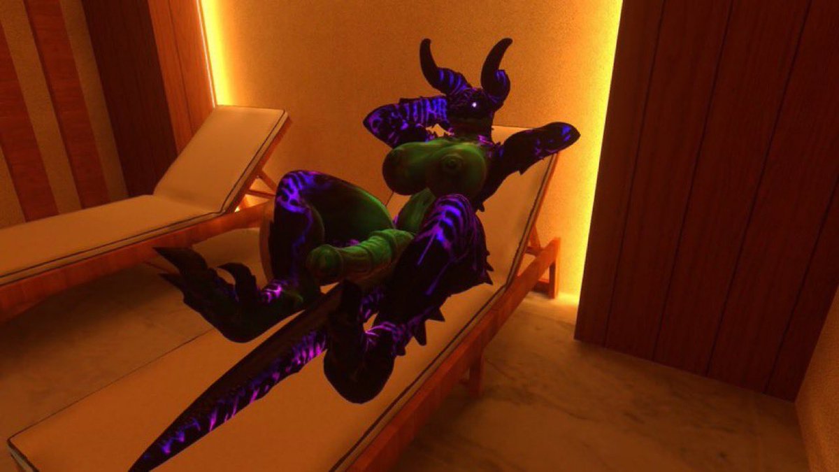 MaloScpOliviaDw's tweet photo. What a lovely day at the spa donβt be shy or if you can come by and take a swim thereβs something you like~?ππππ
#nsfw #Deathclaw #furry #lewd
#vrchat #furryvrchat https://t.co/zexbZvpJfA