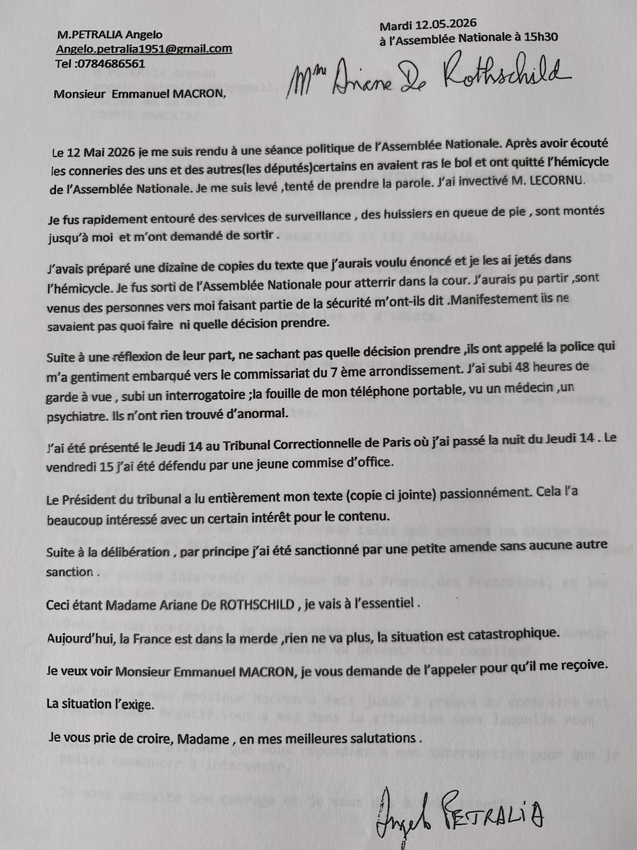 Angelo775123677's tweet photo. @NellNell2A Il est temps que les français se réveillent. La RUSSIE n'est pas nôtre ennemi. Les debiles qui osent affirmer le contraire sont des parvenus Complices de la manipulation mensongère. Les MACRON et toute sa clique des Atal, Philippe, rotailleau etc... https://t.co/On6Usgt7gH