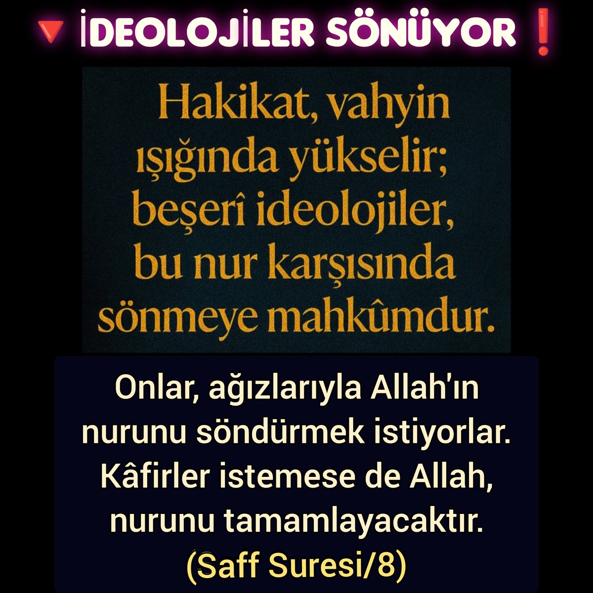 114Tevhid114's tweet photo. 🔻İdeolojiler Sönüyor❗ https://t.co/pnInwG8x8S