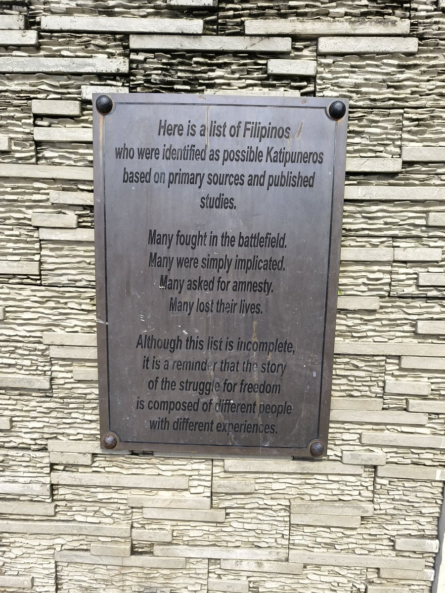 OriangDeJesus's tweet photo. // The Katipunan wall of names 🥺 https://t.co/Gzcm7QQjfF