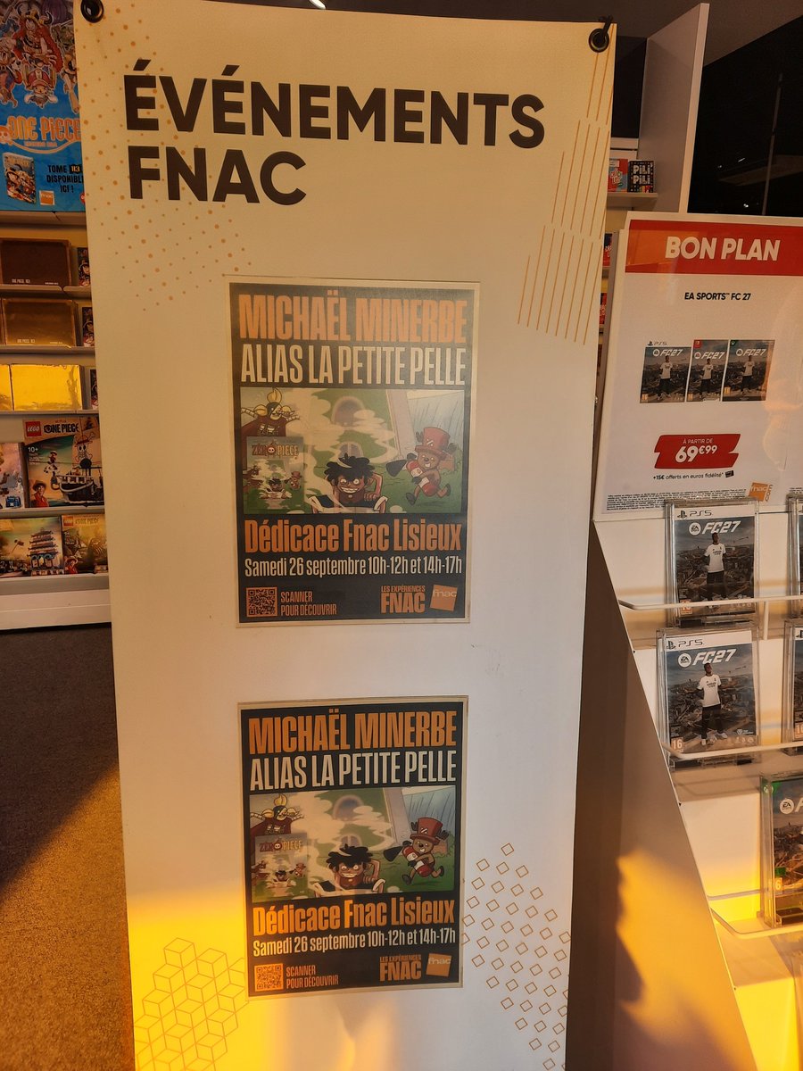 LaPetitePelle's tweet photo. C'est maintenant ! ✍️ #zeropiece #zeropiece2 #dédicaces @Fnac @jungleeditions @piratesourcil https://t.co/ctn25pbbwg