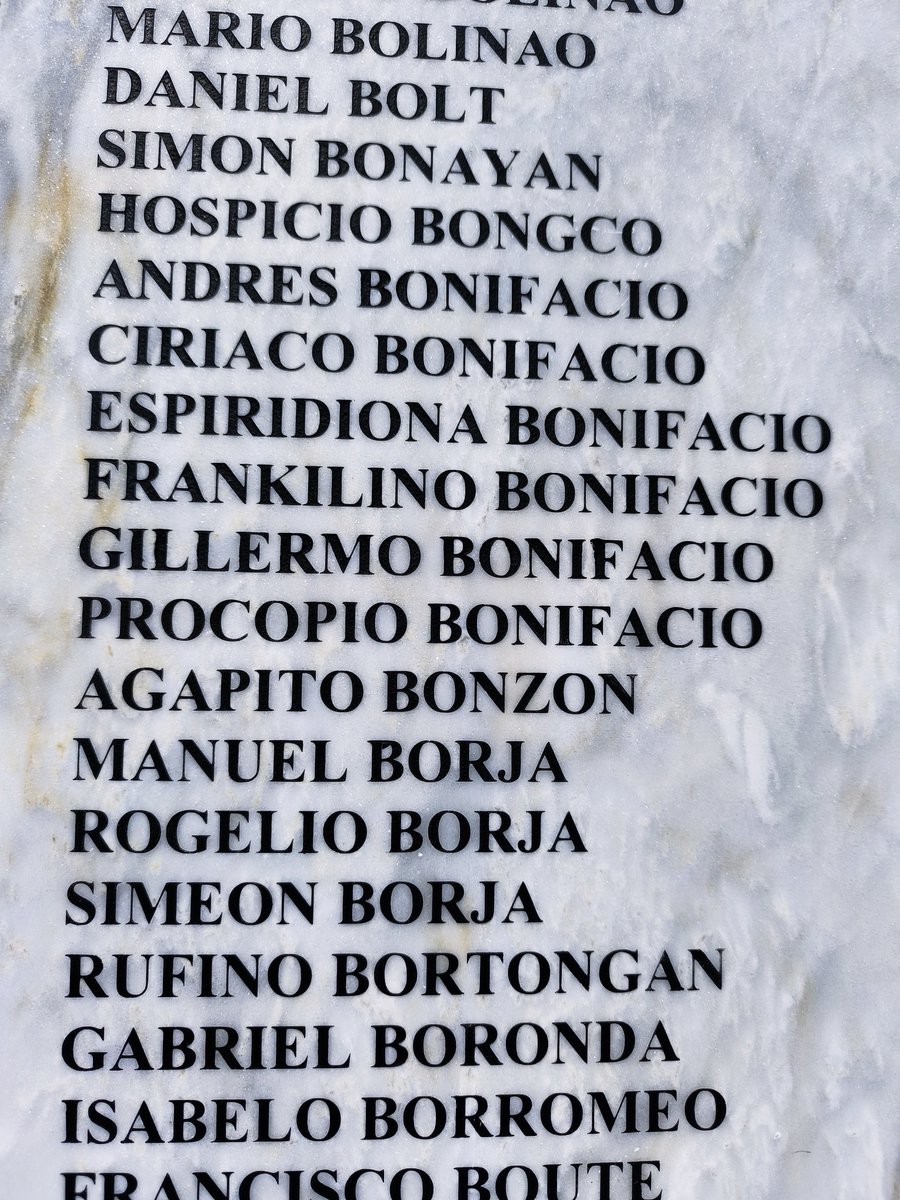OriangDeJesus's tweet photo. // The Katipunan wall of names 🥺 https://t.co/Gzcm7QQjfF