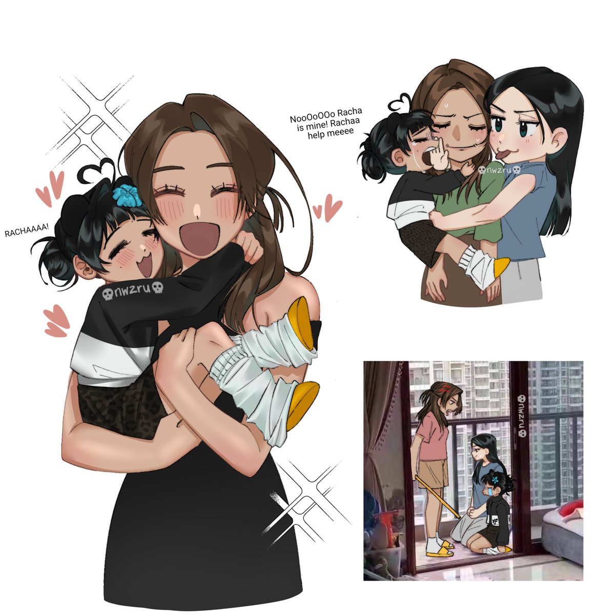 nwzru's tweet photo. mini namtan
#namtanfilm #lunar #gmmtv #fanart https://t.co/dYp1tGWR1u