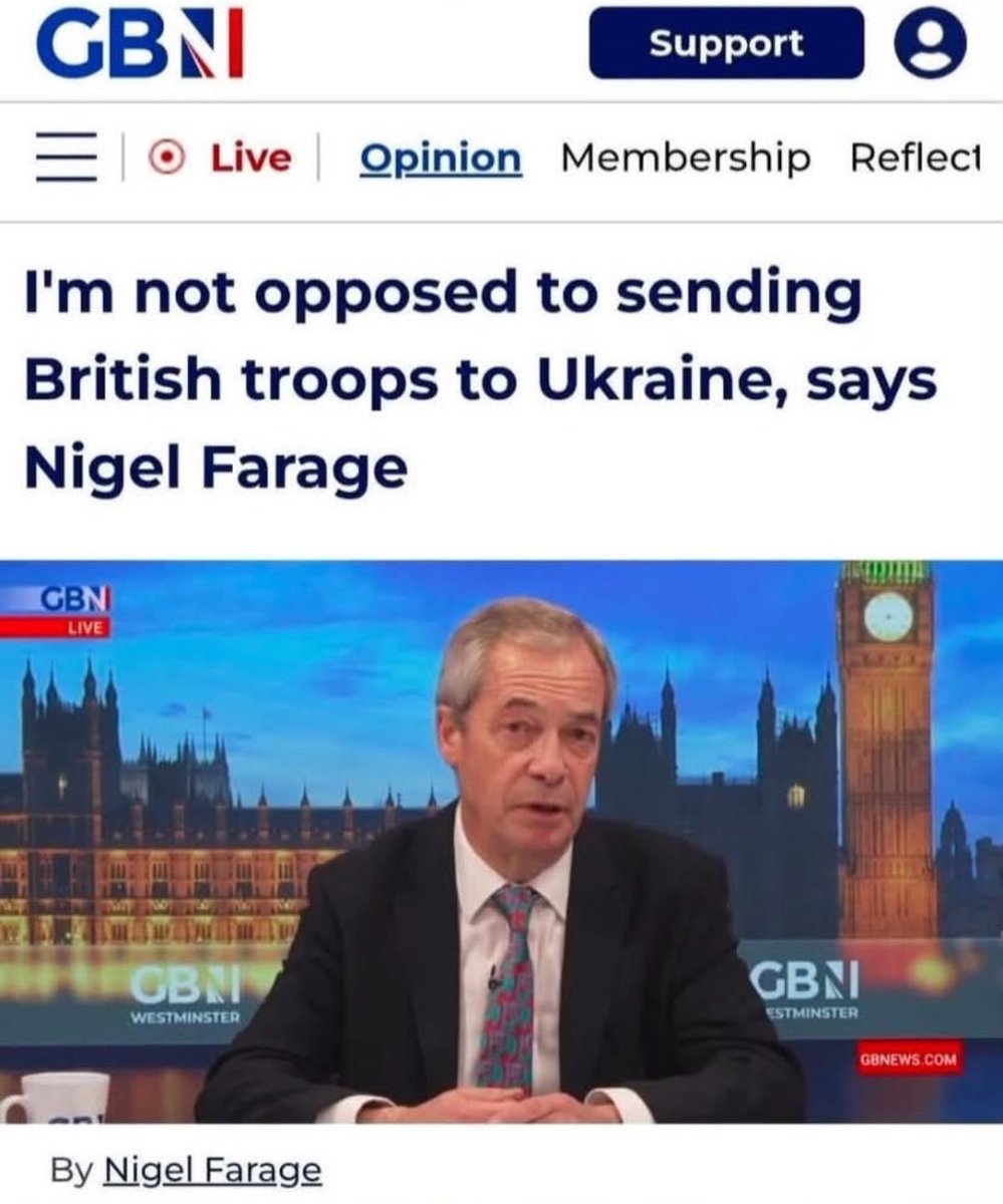 BROKENBRITAIN0's tweet photo. It's not just Jacob Ress-Mogg that wants your children to die in a war, it's Nigel Farage too.... https://t.co/RcQw2YVUtZ