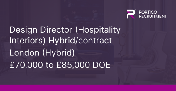 Porticocareers's tweet photo. Hot Job!! Design Director Hybrid/contract, £70,000 to £85,000 DOE - #London(Hybrid). https://t.co/JXoJRK0EXj https://t.co/vlXqI4wokk