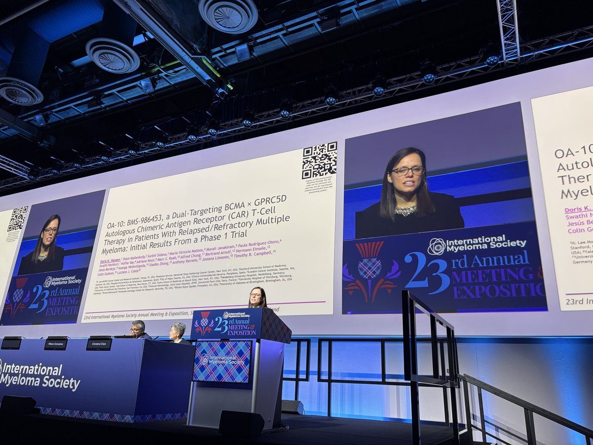 Hira Mian (@HiraSMian) — #IMS26 — conference slide