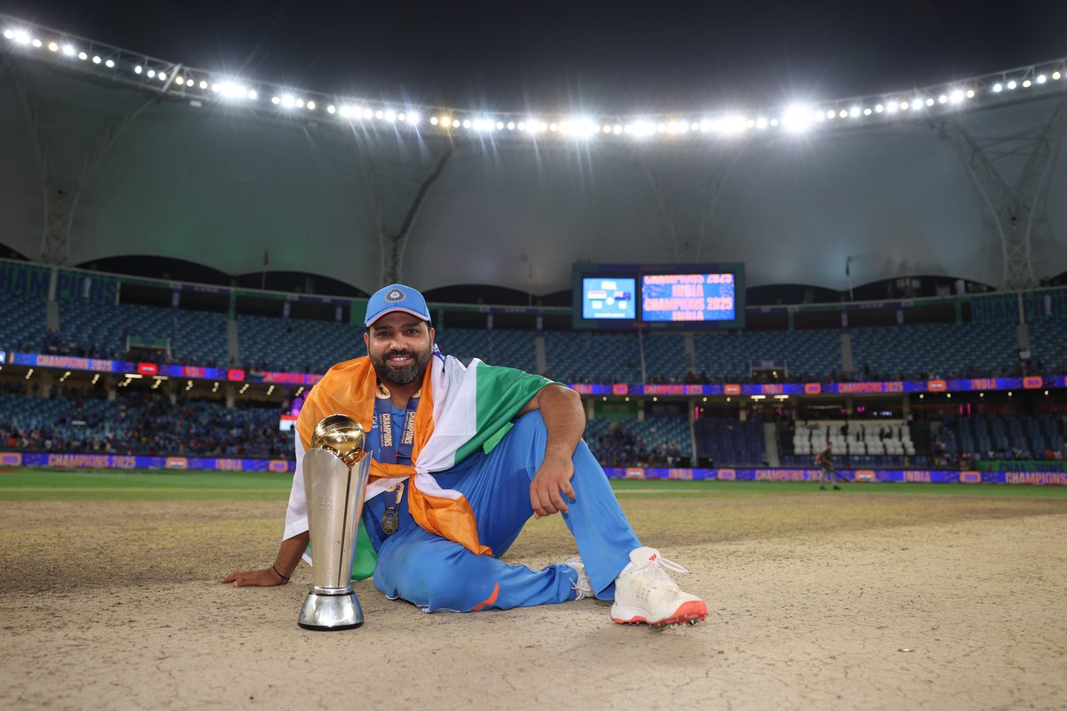 CricCrazyJohns's tweet photo. ROHIT SHARMA ON CWC 2027. [JioStar] 

"The thought will never cross my mind that the business I had is finished. As long as you're playing, there is always something to look forward to and I'm looking forward to the World Cup, looking at what lies ahead for me. When the World Cup is played, when we play an ICC tournament, it has its own unique challenge, because you face different opponents, you play at different venues so, you have to prepare differently, think in a different way and that is the challenge".