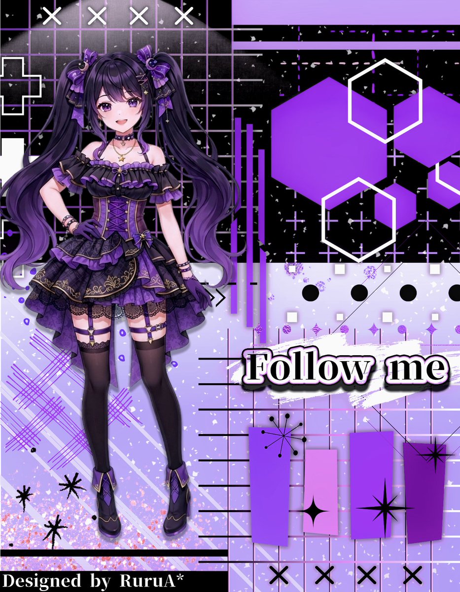 RuruA_Designer's tweet photo. 【派手可愛い✨宣伝画像素材】

宣伝画像素材のPurple ver.の見本です💟

✅商用利用・色変更・文字入れOK
✅リポスト・フォローで使用OK

🔽 詳細はこちらのポストからどうぞ
https://t.co/wLwXMvrv1f

#VTuber素材 #フリー素材 #宣伝画像素材 #VTuber https://t.co/9dBnoDnsP7