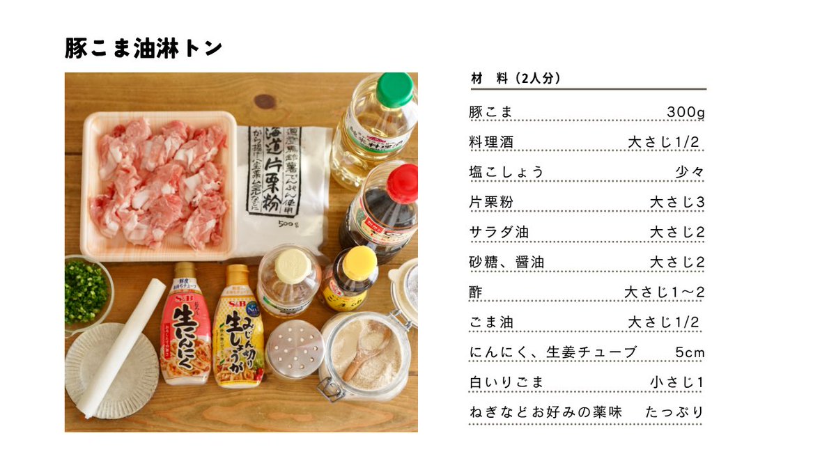 rina_kitchen's tweet photo. 豚こまあったらこれ！【豚こま油淋トン】
大人気レシピ。ザクッ、カリッ、ジュワ〜な食感がたまらない大好きなおかずです。たっぷりの薬味でもりもりいけて、簡単なのにご飯もお酒も止まりません！
美味しすぎて倍量作れば良かったと後悔するタイプのおかずです。笑

https://t.co/wfdBVaGOSZ https://t.co/U4Oi8PYRyU
