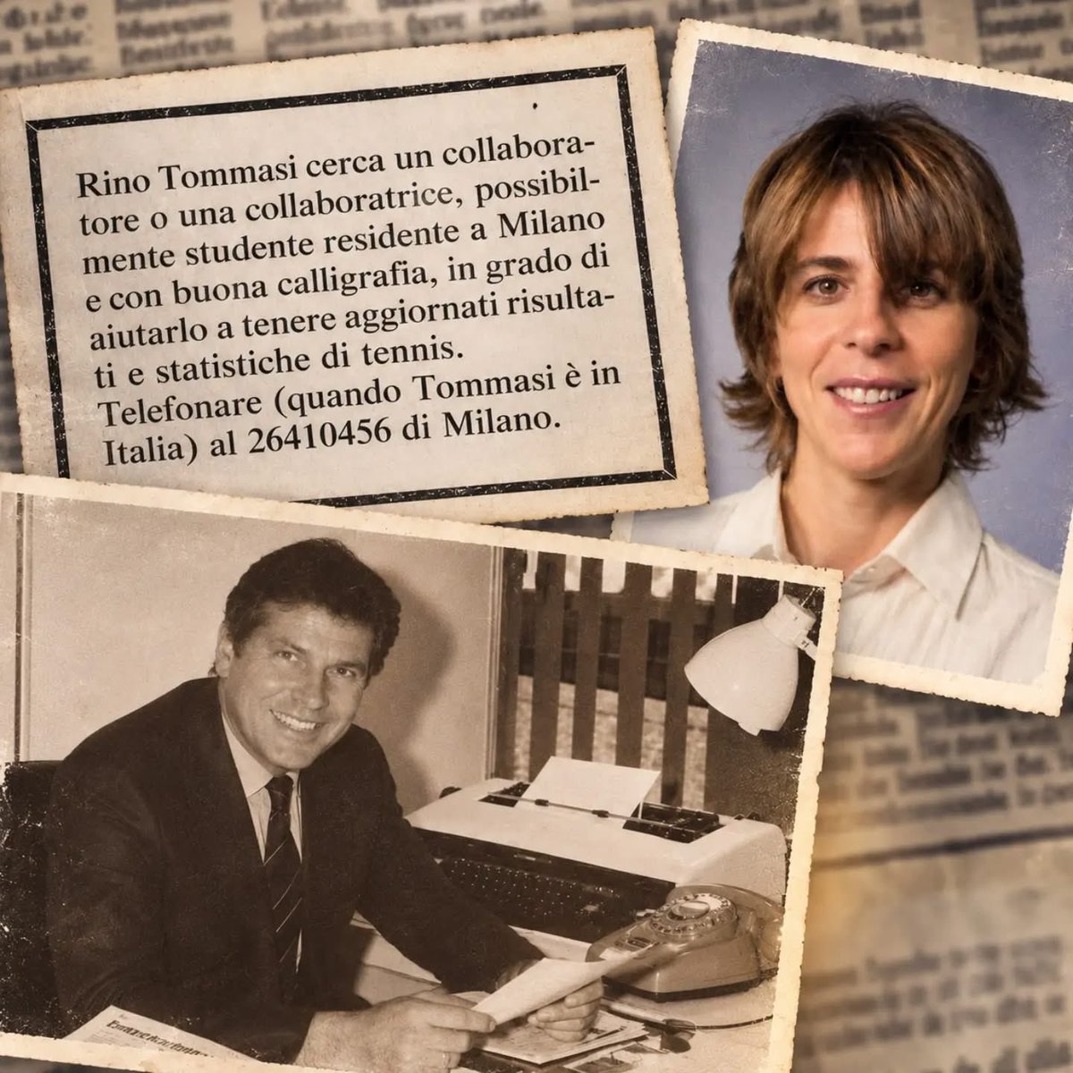 Dex18991's tweet photo. Febbraio 1989: Elena Pero legge un piccolo annuncio di Rino Tommasi su MatchBall. 
Una telefonata e la passione per i dati le aprono le porte del giornalismo. Da quel minuscolo dettaglio nasce una straordinaria carriera di oltre 35 anni nel racconto del grande tennis 
#CiaoElena https://t.co/mumelnj2JH