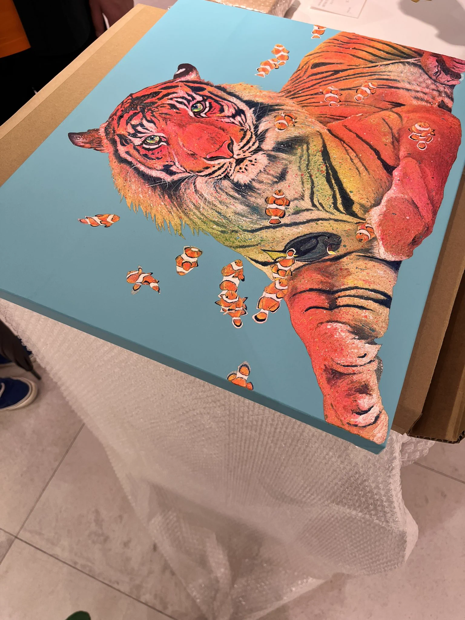 カラフルで楽しそうな絵画 MOCCHI🌈カラフルアーティスト on X: 
