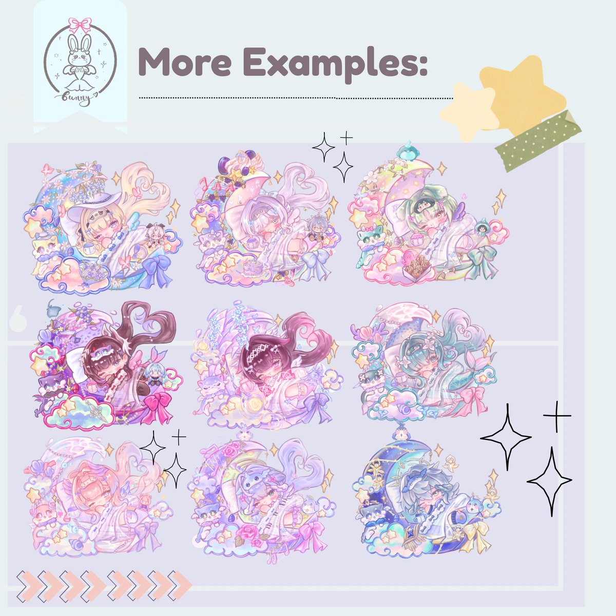 moonlightbunyyy's tweet photo. Open Commission YCH Surprise me Moon Baby Batch 2

🔁 n 🫶🏻 are appreciated! 
Hello! Moon Baby is opening another batch of adoption! 🍼🌙
💌: https://t.co/MP5UOROJxV
Everything is already written in the gform so make sure u READ all the TnC!  
#opencomms #opencommission #zonauang https://t.co/RDjXdTgVgl