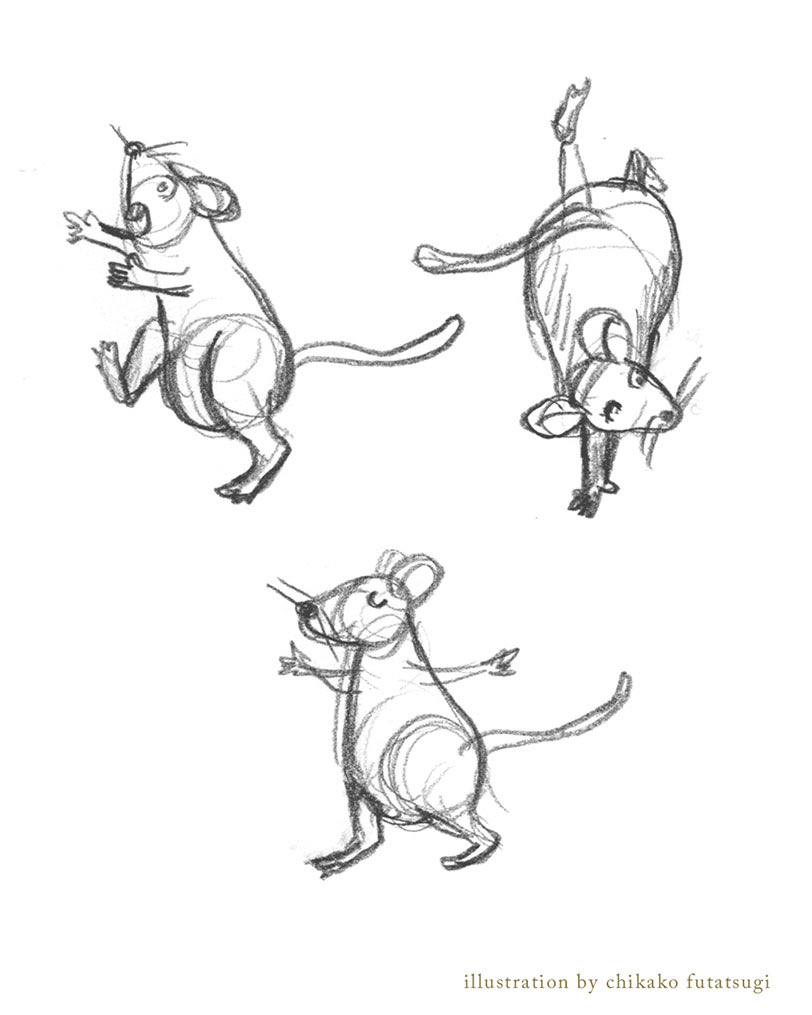 Futatsugi3's tweet photo. 野ネズミのいろんな動き✏️🐭🍂 https://t.co/FuSLLWimJO