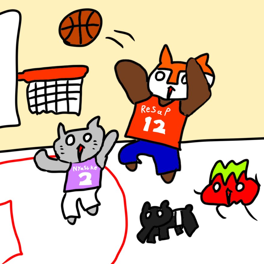 resap_tomappi's tweet photo. バスケットボール🏀

#バスケットボール #レッサーパンダイラスト #オリキャライラスト #redpandaillustration #basketball https://t.co/APwbRXzHVI
