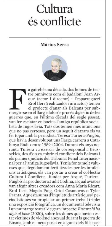 mariusserra's tweet photo. Cultura és conflicte https://t.co/lpicBCERQa