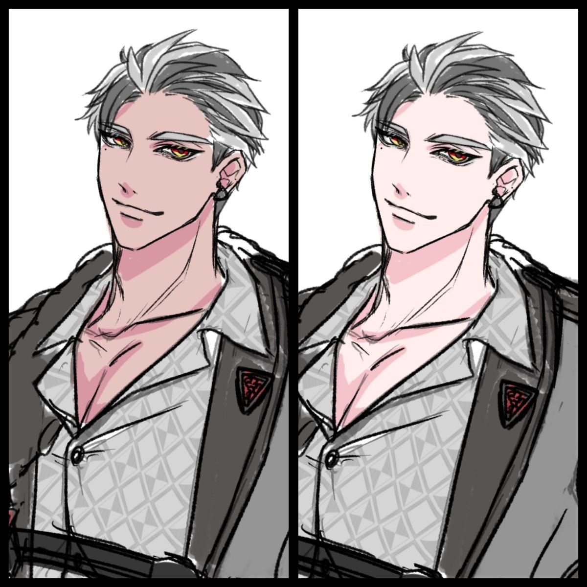 888ta333's tweet photo. 262🐺
好みの問題だと思うけどわかんなくなってきていて…🤔💭(サングラス差分もうっすら存在する)(後消し) https://t.co/8AaQVBAjwL