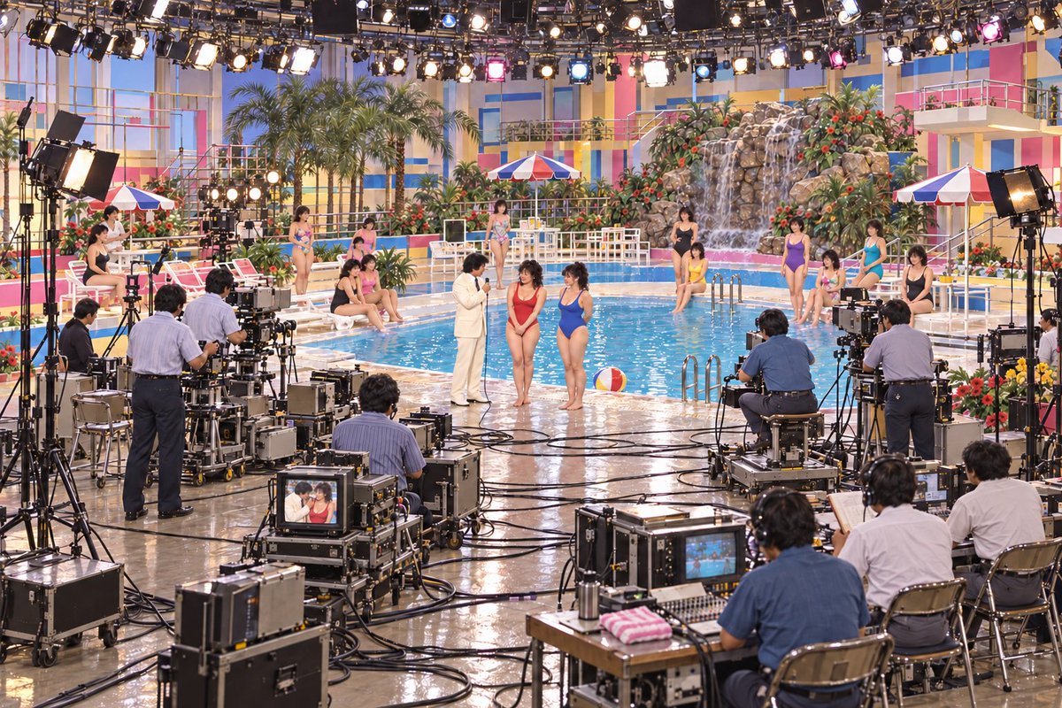 Ms_ITsavvy's tweet photo. 昭和の水着番組。

この画像の中に、
令和なら一発で炎上する場面が隠れています。

拡大せずに気づけたらすごい。 https://t.co/d8MtorOSVU