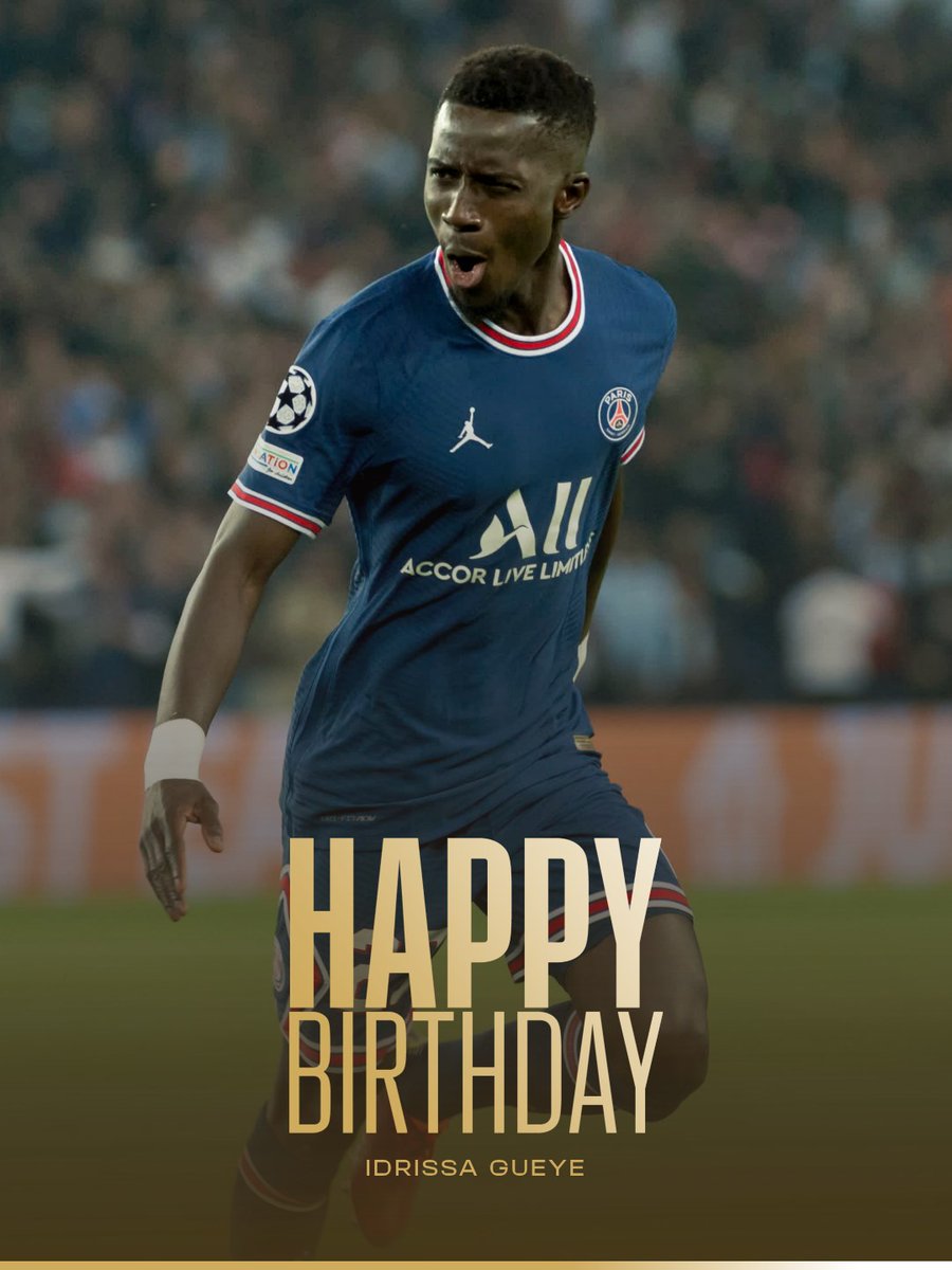 PSG_inside's tweet photo. Joyeux anniversaire Idrissa 🥳🎂 https://t.co/PCZHkVEoZr