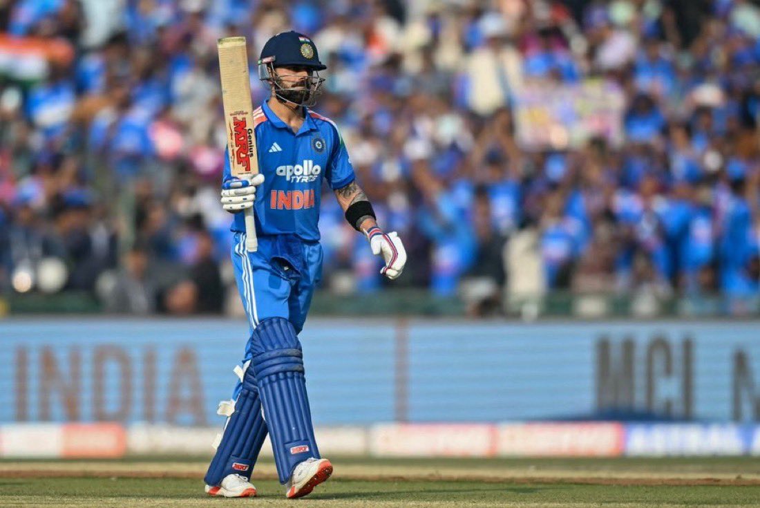 mufaddal_vohra's tweet photo. VIRAT KOHLI TALKING ABOUT HIS FINAL WORLD CUP IN 2027. 🥹🇮🇳

“2027 World Cup is going to be the last World Cup I’m going to play for India. That’s my motivation, the goal is absolutely to win the cup, whatever it takes, I’m ready”. (JioStar). https://t.co/fsNBgC1dWj