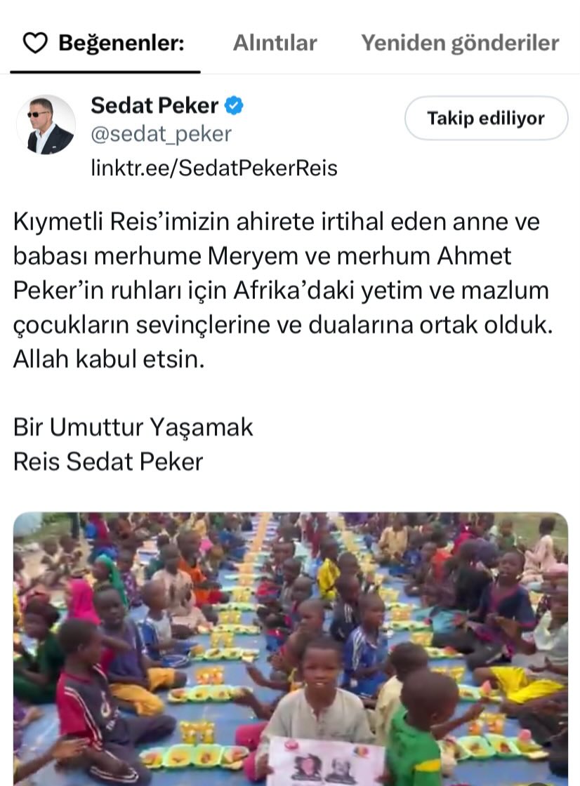 enes_cuneyd's tweet photo. Vefayı gönlümüze borç bildik.
Gönülden teşekkür ederim kıymetli büyüğüm.

Bir Umuttur Yaşamak 
Reis Sedat Peker https://t.co/OLjV79Mj7K