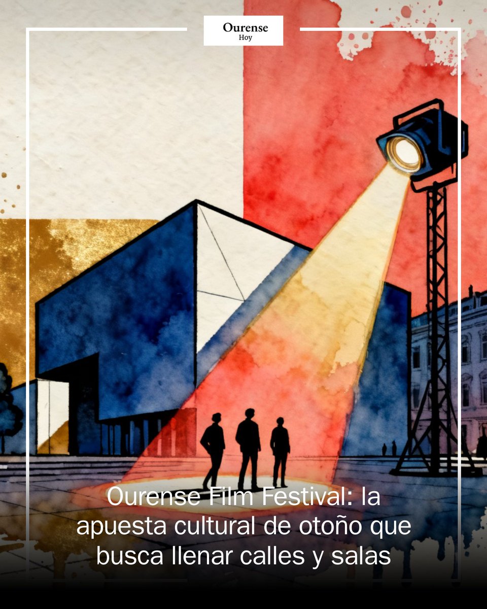 HoyOurense's tweet photo. 🎬 El Ourense Film Festival 2026 arranca con una programación repartida entre Cines Pontevella, Teatro Principal, Cineclube Padre Feijoo, Auditorio Municipal y Marcos Valcárcel. El OUFF busca llenar salas y activar las calles este otoño. #Ourense #OUFF https://t.co/MP5XbOlnv6 https://t.co/DxyMqpW9lg