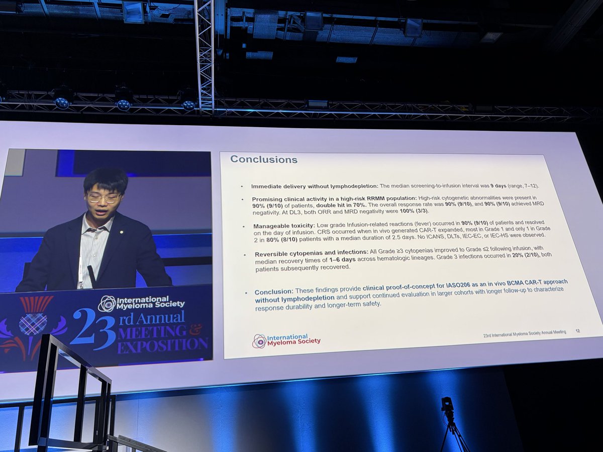 Hira Mian (@HiraSMian) — #IMS26 — conference slide