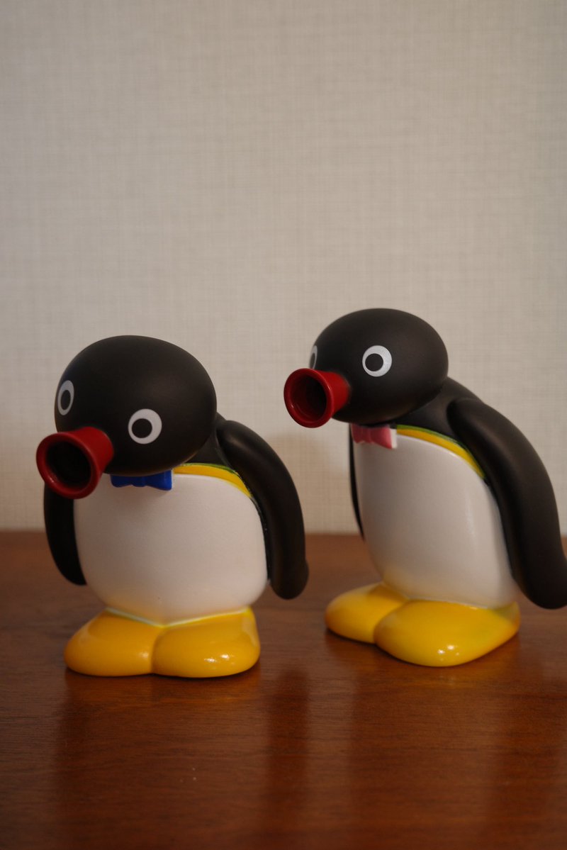gurio_1022's tweet photo. NOOTNOOTピングーのソフビマスコット
2つ並べた時の可愛さ♾️
そして同時に鳴らすとやかまし可愛い。 https://t.co/YDDwv8TDup