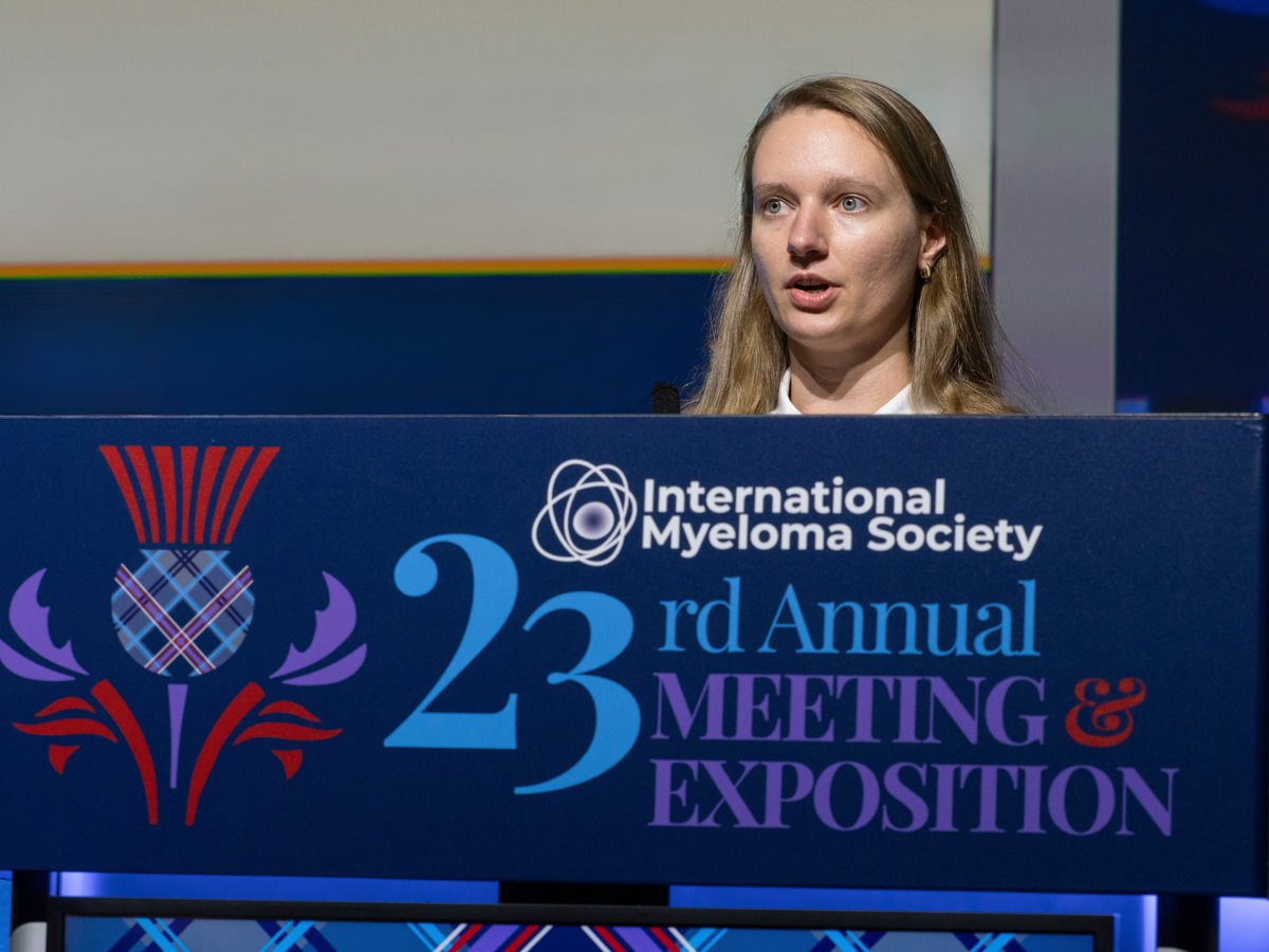 Myeloma Society (@Myeloma_Society) — #IMS26 — conference slide