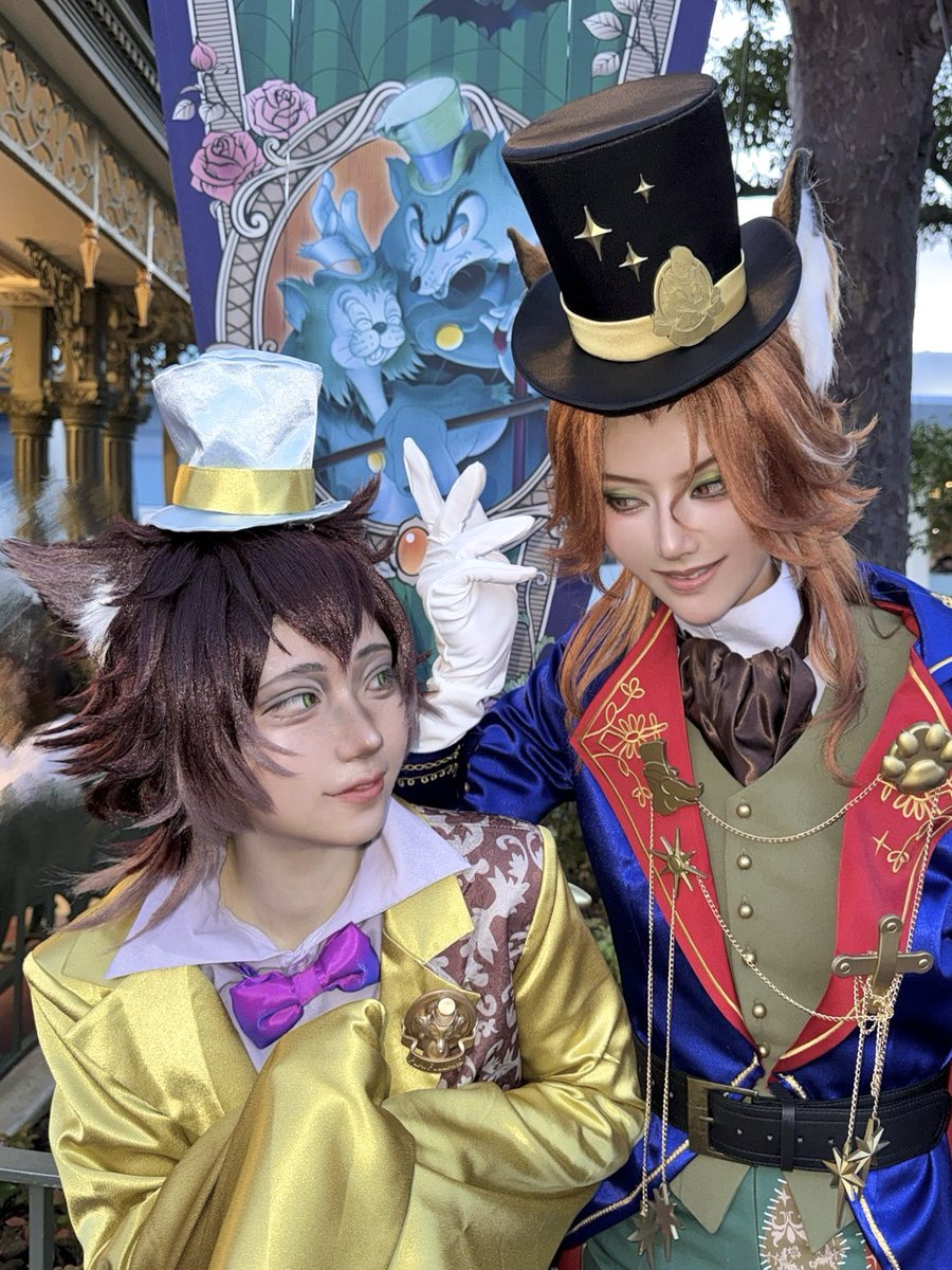 chiikawa_cry's tweet photo. 親切なキツネと温厚なネコ…❔

#Dハロ仮装ツイステ 
#Dハロ仮装2026 https://t.co/1IxYa2LJQ2