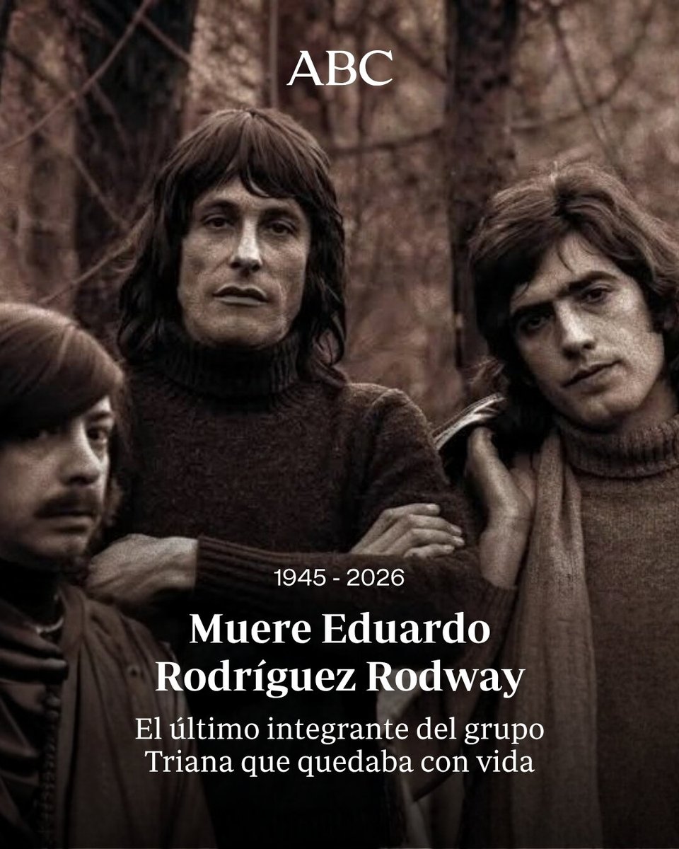 abcdesevilla's tweet photo. 🎸 Muere Eduardo Rodríguez Rodway, el último integrante del grupo Triana que quedaba con vida

✍🏻 Ramón Román y Jaime Parejo

📍https://t.co/60vuVobaM6 https://t.co/z2m9YJJOhx