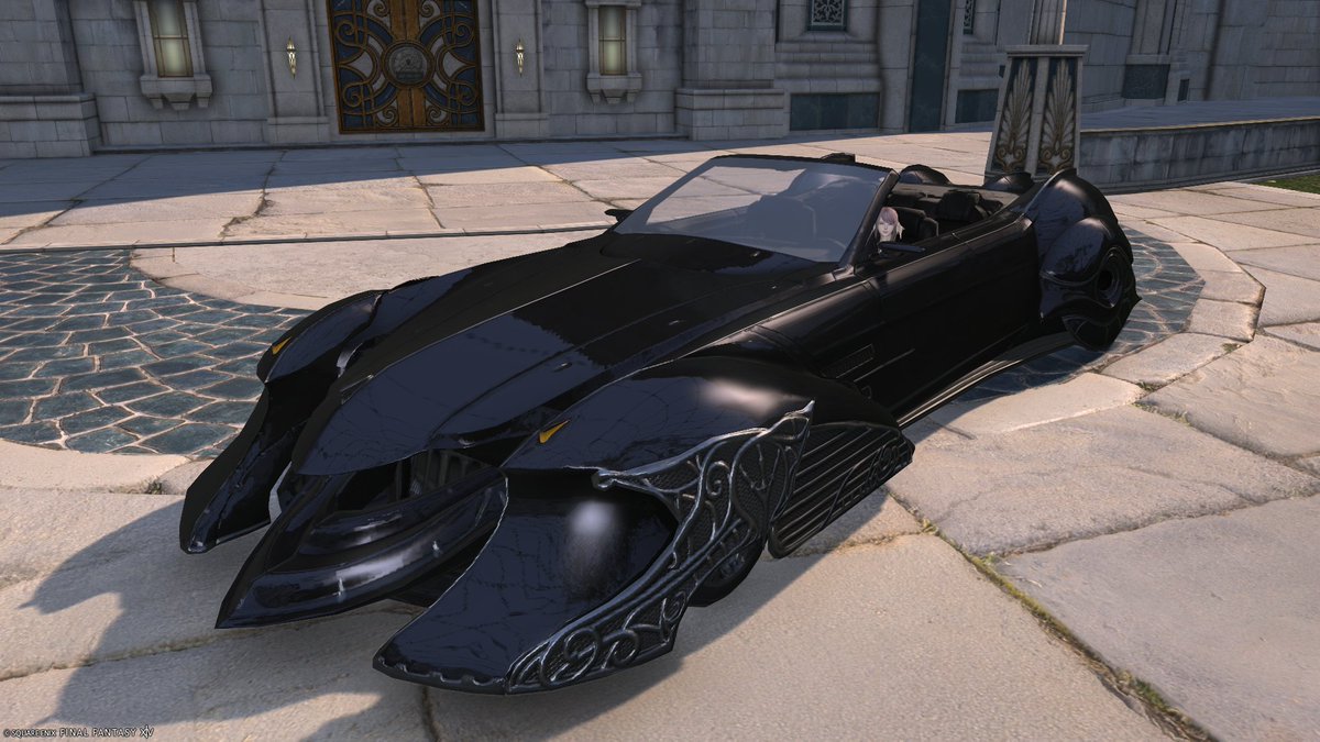 emmaff14ix's tweet photo. FF14始めてからずっとほしいと思ってたレガリア！
初日に納車できていたのだ！やっと手に入ったよ～めっちゃうれしい！かっこいい！
#FF14SS https://t.co/BavJfxQYHK