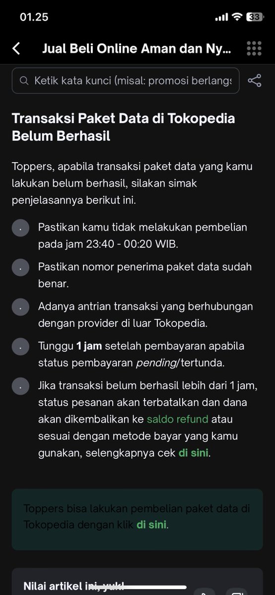 adam_chaydir's tweet photo. @tokopedia min pesanan pake data saya belom selesai selesai padahal tertulis jika lebih dari 1 jam akan dikembalinkan dananya seperti yg tertera digambar https://t.co/Q7ml0JUNqp