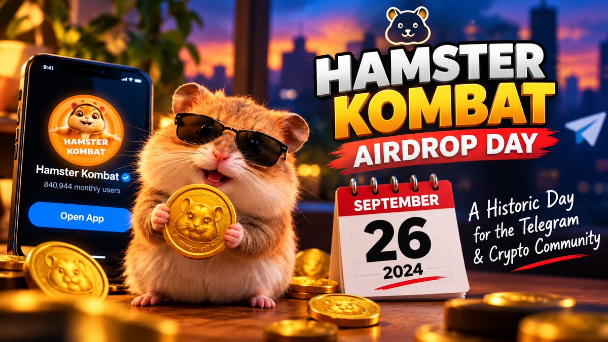 riyadrafi50's tweet photo. 26 September 2024 🐹 😂

A historic day for the Telegram & crypto community.

Hamster Kombat launched its $HMSTR airdrop, marking one of the biggest moments of the Telegram Mini App era.

2 years later, the memories are still here.

Happy Hamster Day! 🐹

#HamsterKombat #HMSTR #Crypto
