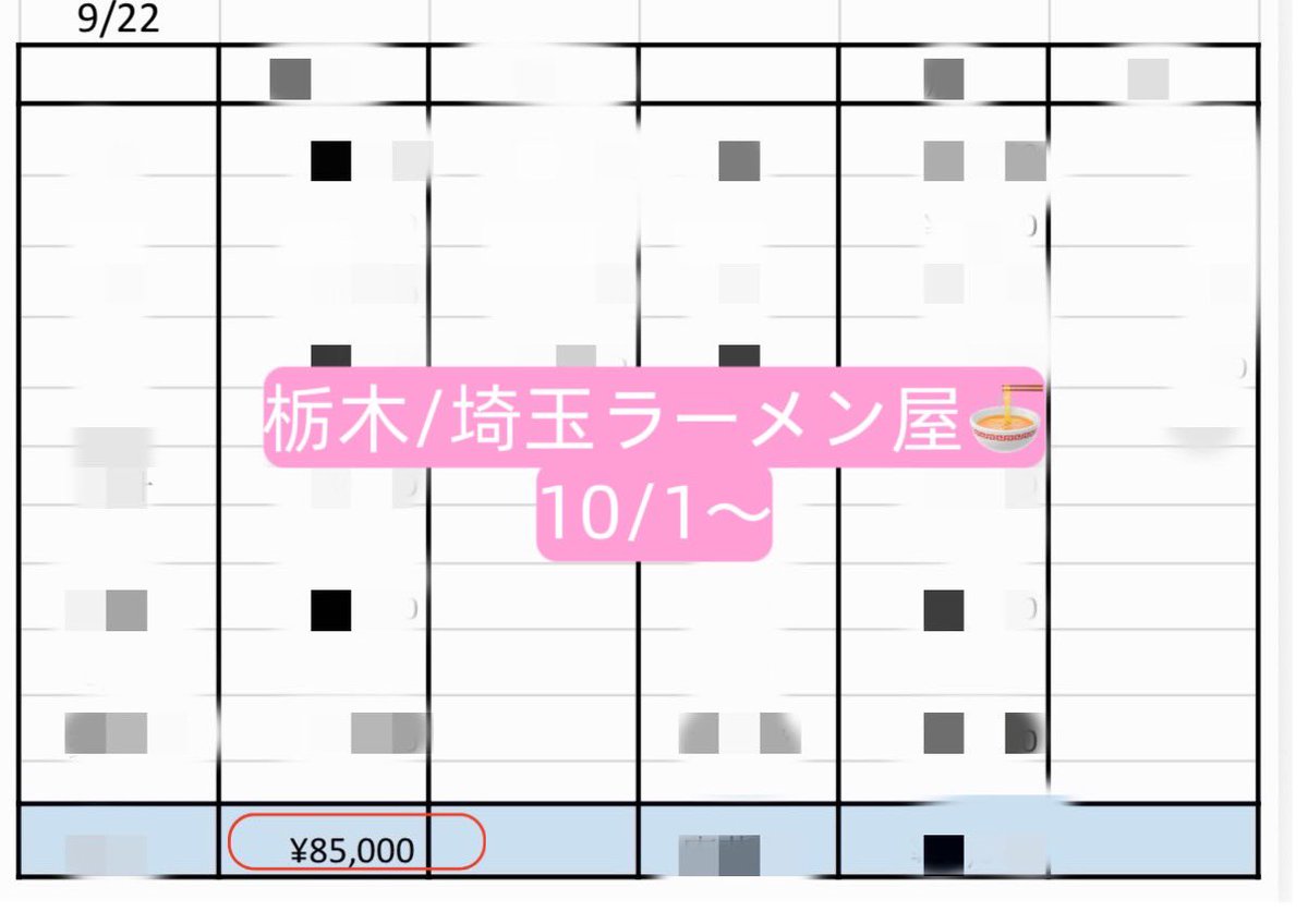 supersiro1234's tweet photo. ❶❺oo

栃木/埼玉ラーメン屋🍜。

平均7〜10杯と
トッピング込みで単価安定☺️✨

満足度も高め🍜 https://t.co/sEDdBhUuAE