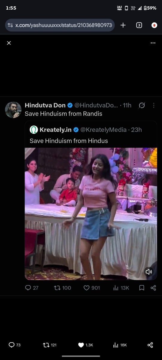 lexrokin's tweet photo. @HindutvaDon_ Ye tu hai a sanghi...hindu asli me khatre me hai tum jaise maa ko chodne walon se https://t.co/GIMqeG0fb0