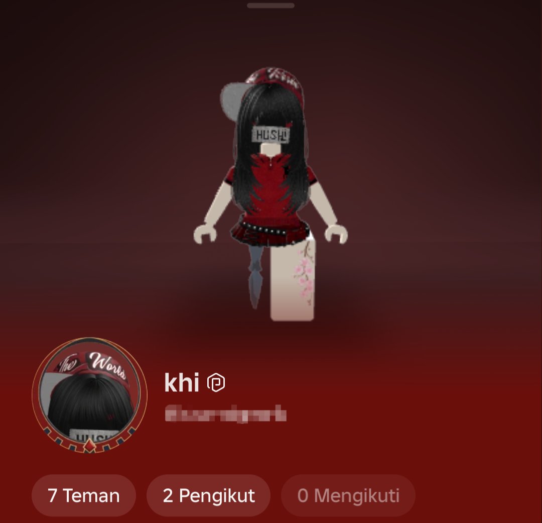 slhuraka's tweet photo. @roblox_fess me maw ikutan sendelnim ___^  WML, thanks before <3 ! https://t.co/FpXXEdQHlI