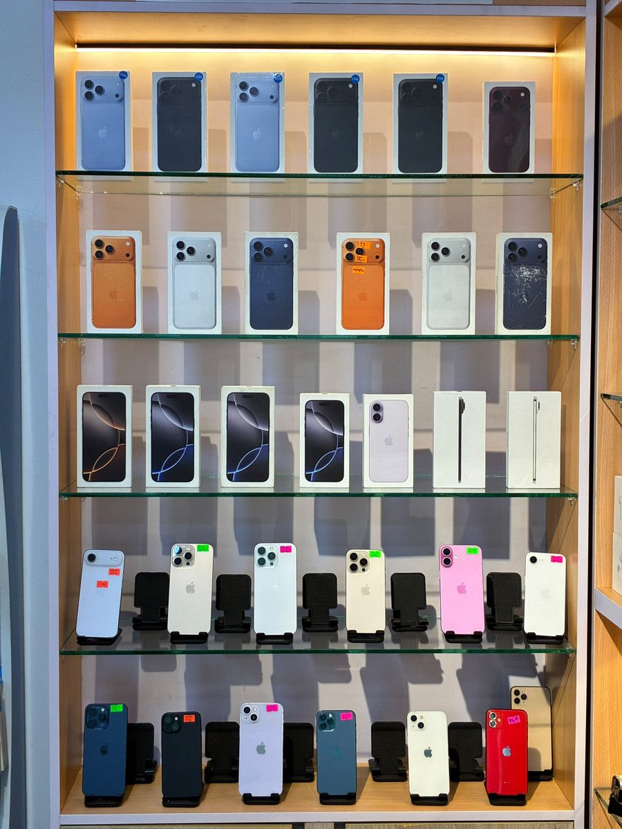 kofisikaa's tweet photo. PRE OWNED FACTORY UNLOCKED AVAILABLE FOR THE WEEKEND!

1) 12 Pro 128gb 92%
Gh¢3,499.99

2) 13 128gb 90%
Gh¢3,499.99

3) 13 Pro Max 128gb 95%
Gh¢4,899.99

4) 14 Plus 128gb 100% (crack on screen)
Gh¢3,399.99

5) 14 Pro Max 256gb 92%
Gh¢6,799.99

6) 15 Pro 128gb (esim) 85%
Gh¢5,699.99

7) 15 Pro Max 256gb (eSIM) 84% (crack on screen)
Gh¢4,999.99

8) 15 Pro Max 1TB 85%
Gh¢9,499.99

9) 14 Plus 128gb esim 92%
Gh¢4,899.99

10) 16E 128gb (eSIM) 100% -CC:26
Gh¢4,399.99

11) 16 Pro 128gb (eSIM ) 90%
Gh¢7,599.99

12) 16 256gb 90%
Gh¢7,799.99

13) 16 Pro Max 256gb (eSIM ) 90%
Gh¢9,499.99

14) 16 Pro Max 512gb 92%
Gh¢10,799.99

15) iPhone Air 256gb (eSIM ) 95%
Gh¢9,699.99

FOR PICTURES & ENQUIRIES 👇🏻

Dm/WhatsApp/iMessage/Call 0504988015 / 0547779861