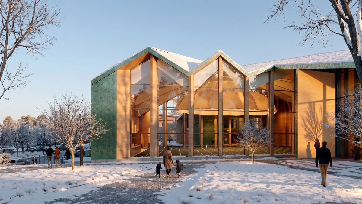 weareLAHIM's tweet photo. Turku Islamic Center | Nordic form, Islamic soul.

Turku Castle, the Alhambra and muqarnas inform LAHIM’s proposal. https://t.co/iLLKo4zywI