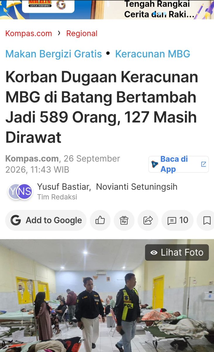 MurtadhaOne1's tweet photo. Orang tua yang sayang anak adalah yang melarang anaknya makan MBG

Kepala sekolah/guru yang berani adalah yang menolak MBG demi keselamatan anak didiknya

Ulama yang peduli umat adalah yang mengharamkan MBG

Pemda yang melindungi warganya adalah pemda yang melarang proyek MBG berlangsung di daerahnya

pegawai BGN yg bertanggungjawab adalah yang mundur dari jabatannya