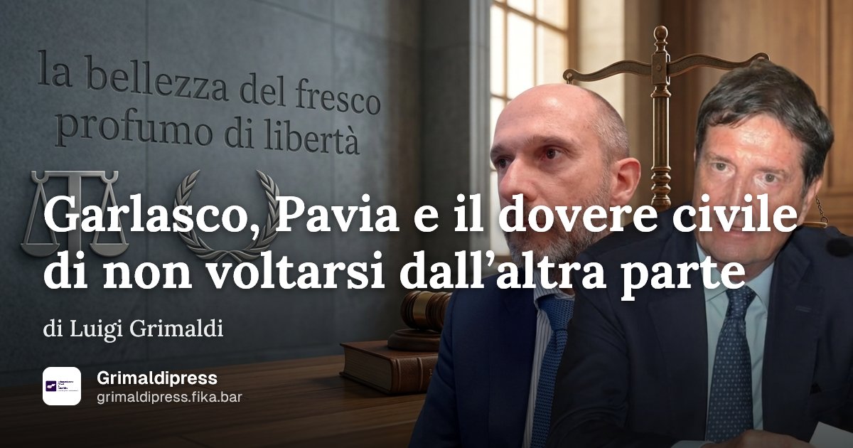 LuigiGrimaldi19's tweet photo. #Garlasco https://t.co/CHNdh7n545 https://t.co/Yg6mUs3cTd