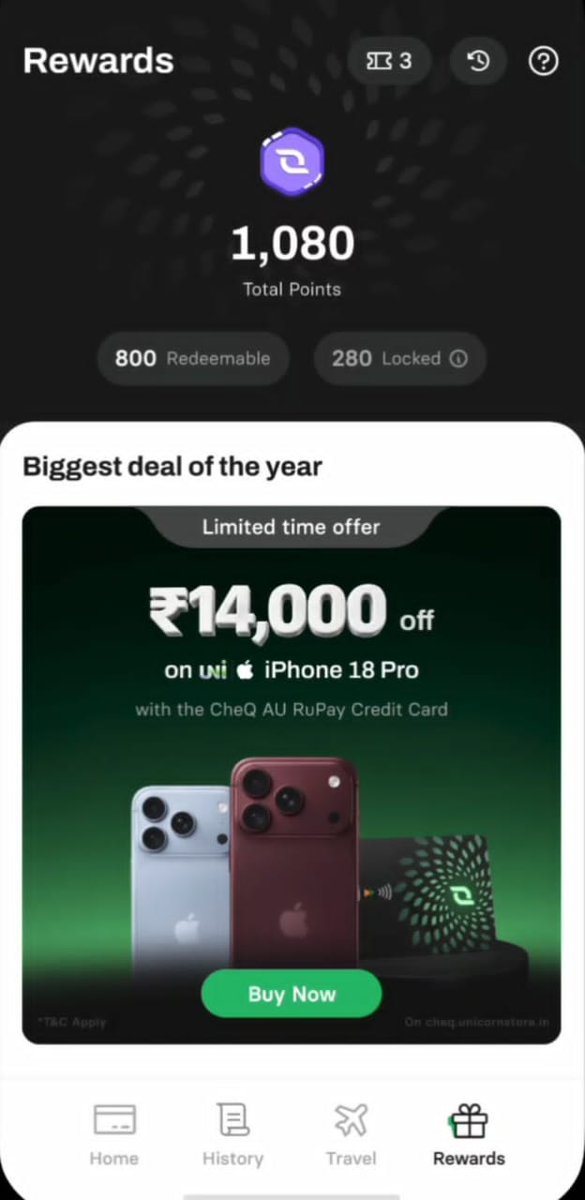Queen4ydl's tweet photo. Unicorn online store par iPhone kharidne ka plan ho toh ₹14K wale CheQ offer ko check kar lena.#iPhone18DiscountOnCheQ https://t.co/uPjU1OFi1R