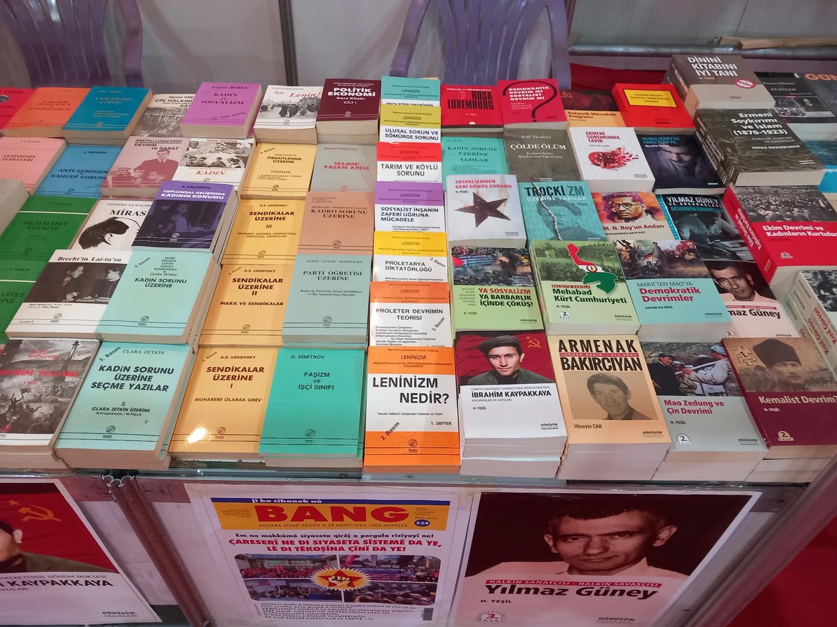 interyayinlari's tweet photo. 10. Diyarbakır Kitap Fuarı, Mezopotamya Uluslararası Fuar ve Kongre Merkezinde bugün başladı.
Salon 2, 207 Nolu stanttayız. 

"Dünyayı yorumlamak ve değiştirmek için" okurlarımızı, dostlarımızı, yoldaşlarımızı standımıza bekliyoruz.

#diyarbakırkitapfuarı https://t.co/P7waXx1qeH