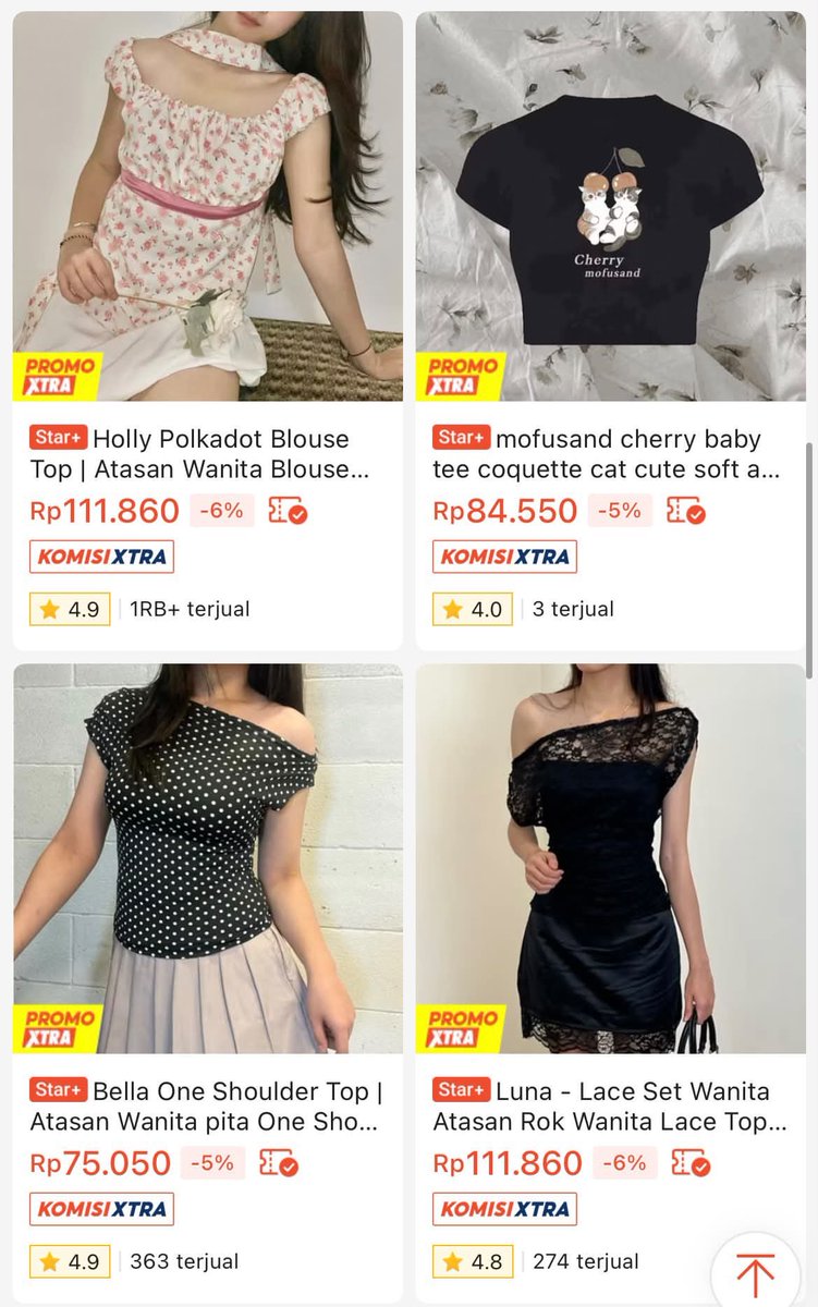 tuffluhvv_'s tweet photo. ternyata atasan lucu tuh nggak harus mahal 😭
nemu beberapa model yang harganya masih 70–110 ribuan, tapi pas dipake vibes-nya beda-beda banget.

yang polkadot cute, yang off shoulder lebih Y2K, tinggal pilih sesuai mood 🫠
aku spill linknya di sini yaa 👇🏻￼ https://t.co/paZhRRB0tq
