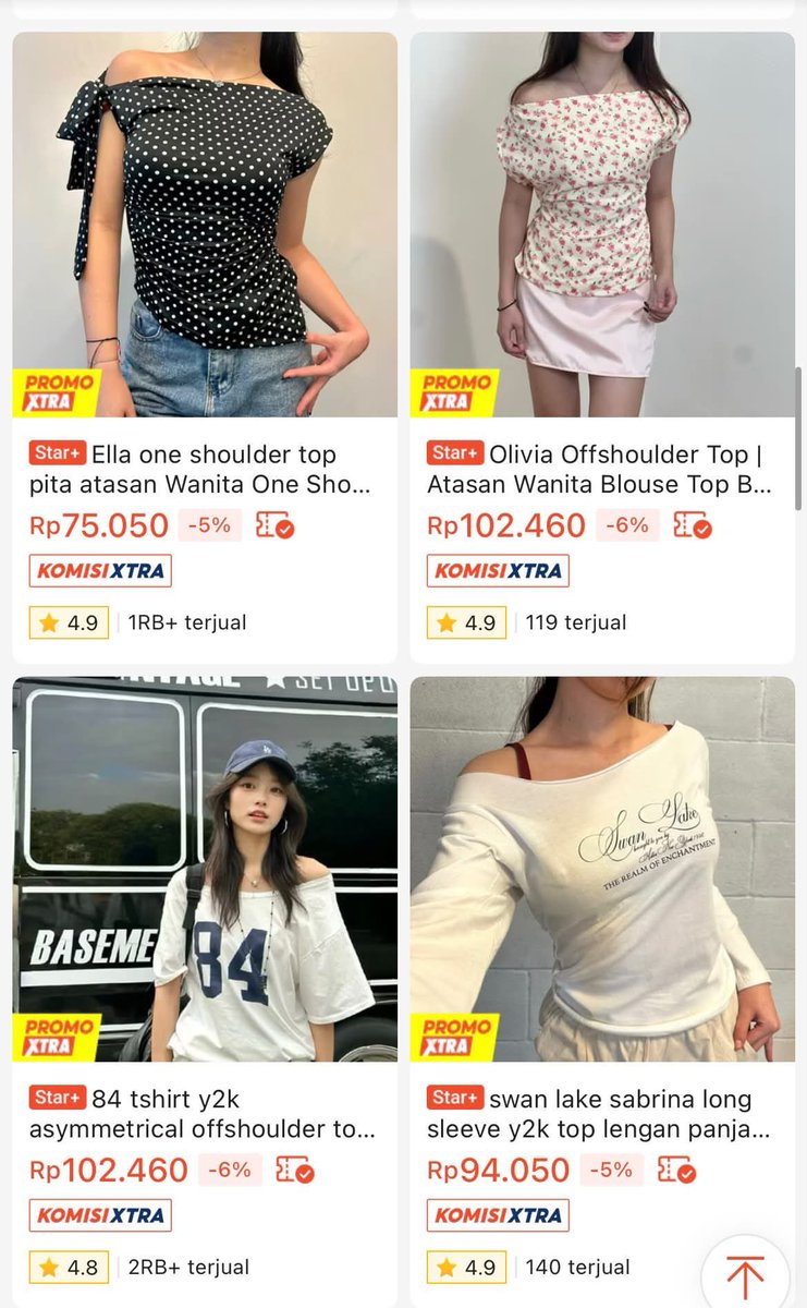 tuffluhvv_'s tweet photo. ternyata atasan lucu tuh nggak harus mahal 😭
nemu beberapa model yang harganya masih 70–110 ribuan, tapi pas dipake vibes-nya beda-beda banget.

yang polkadot cute, yang off shoulder lebih Y2K, tinggal pilih sesuai mood 🫠
aku spill linknya di sini yaa 👇🏻￼ https://t.co/paZhRRB0tq