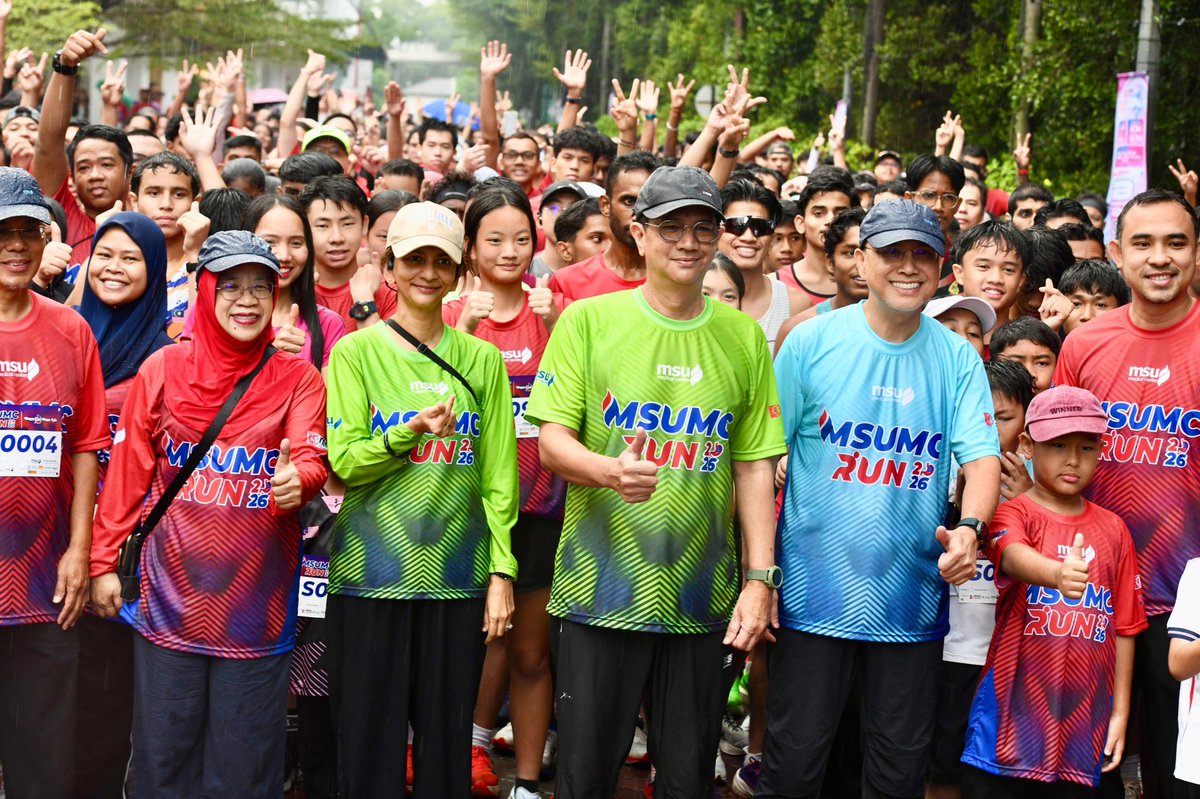 MohdShukriYajid's tweet photo. Moments shared with DYTM Raja Muda Kedah, and the runners of MSUMC Run 2.0, united by energy, determination and a shared commitment to healthier living. As one of MSU’s flagship initiatives in promoting health and well-being, the run continues to encourage active lifestyles while strengthening community bonds. Every stride reflects our commitment towards advancing SDG 3: Good Health and Well-being and creating a healthier, more engaged community. @msumcmalaysia @MSUMalaysia @YayasanMSU #MSUMCRun2026 #CaringHealingEducating