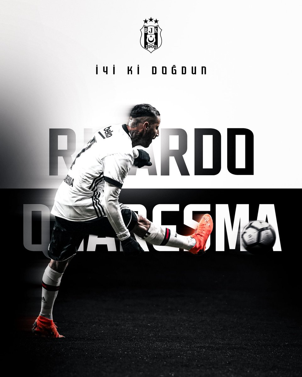 Besiktas's tweet photo. Bugün efsane futbolcularımızdan Ricardo Quaresma’nın doğum günü. 🌟

İyi ki doğdun “Ayağının dışı, canımızın içi’’. 🎂 https://t.co/DZwdy0v5On