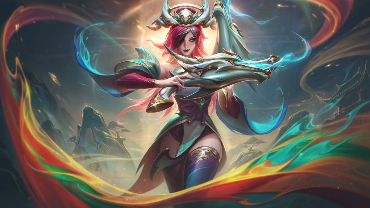 ChaceChen_'s tweet photo. I had the pleasure of creating this Porcelain Miss Fortune Chroma splash art for League of Legends. Thanks to Pandart Studio &amp; Tencent for their valuable feedback more details, please check my AS：https://t.co/groxkdfKdj #LeagueOfLegends #illustrations #splashart #Missfortune https://t.co/TRGhFtnrHz