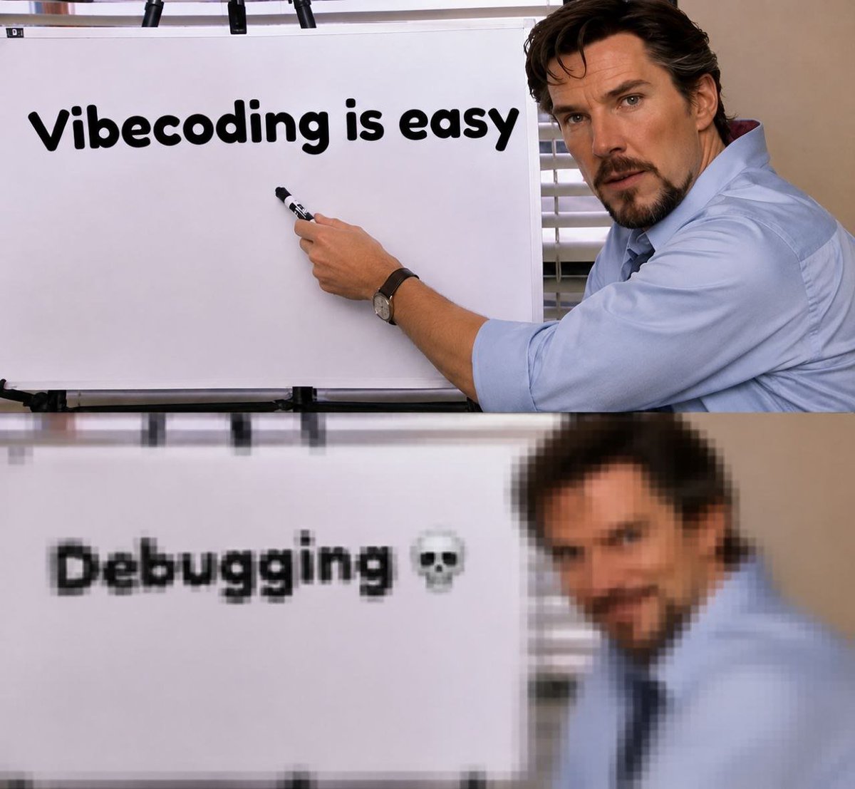 adnaannasir_'s tweet photo. POV: Every vibe coder’s nightmare 💀 https://t.co/OO8UDutkmU