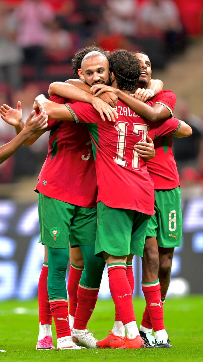 ManUtd's tweet photo. An international goal for Nous! 🎯🇲🇦

Our full-back was on target last night as Morocco beat Gabon 💪 https://t.co/UpljXjNo0D