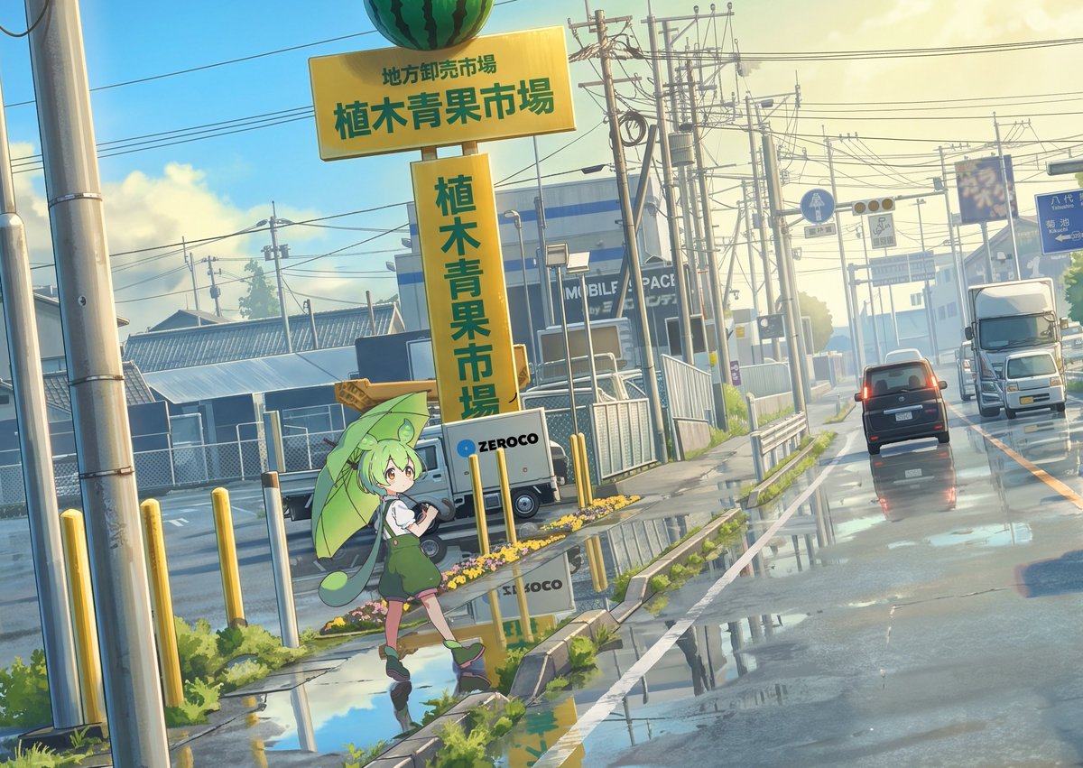 tabizun's tweet photo. あれ？もう雨はあがっているのだ？？
（熊本にもどってきたのだ） https://t.co/KLigVbIu4s